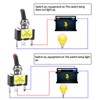 Podazz 12V Blue LED Illuminated Toggle Switch 30A 12V 3