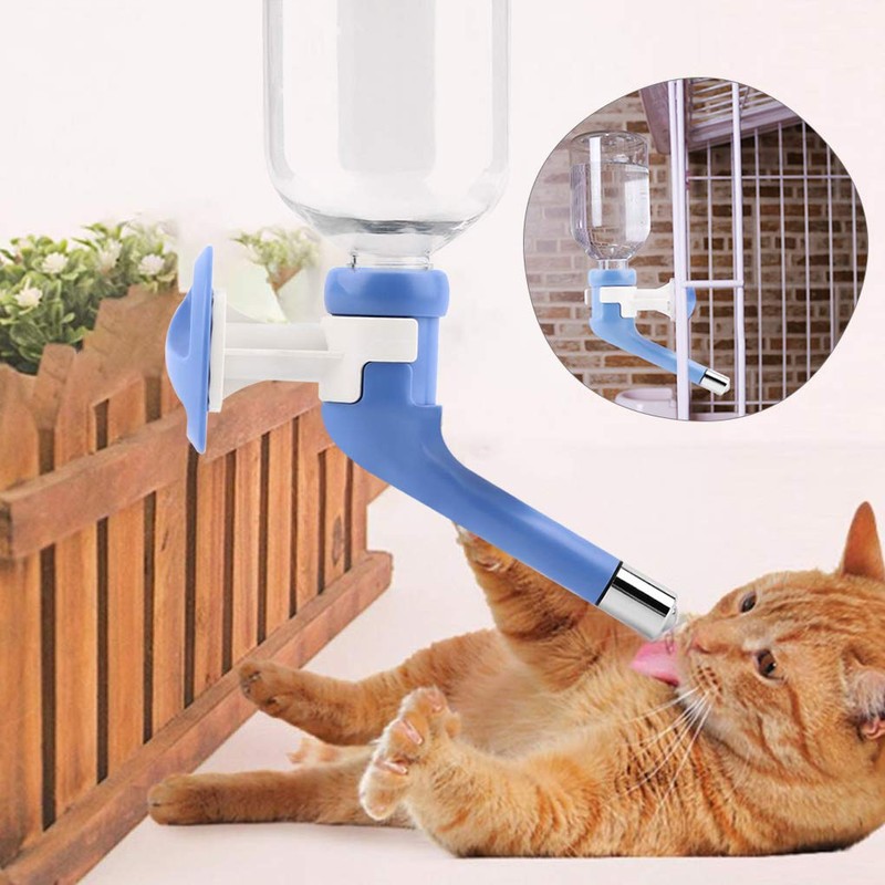 Andiker No-Drip Pet Water Dispenser,Dog Kennel Cage Water Bottle Drinker