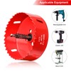 90mm Hole Saws Cutter, HSS Bi-Metal Drill Bit for Wood,