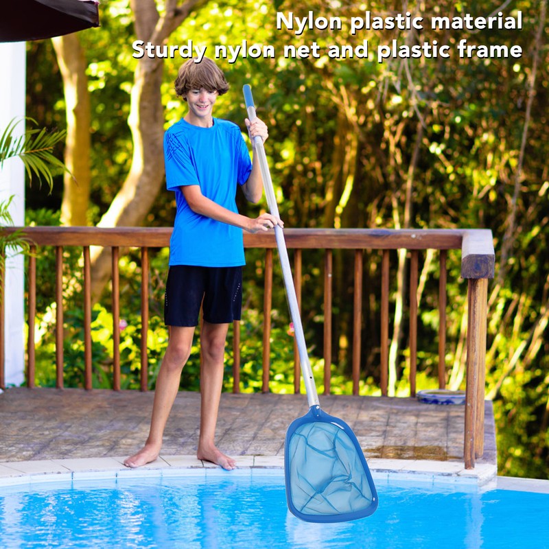 Pool Skimmer Net Reinforced Frame Large Opening Swimming Pool Cleaning