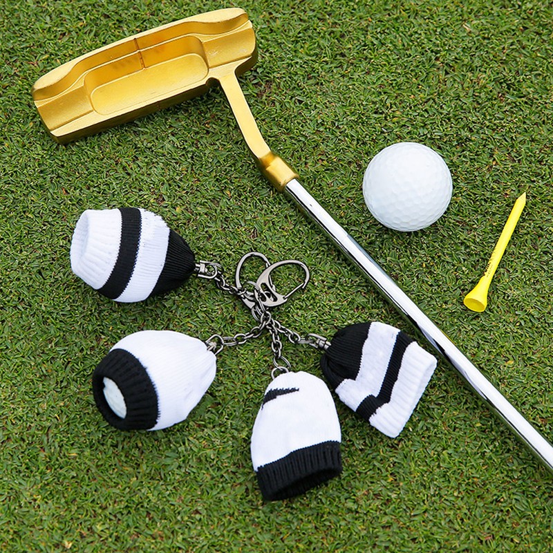 Golf Ball Cover Soft Elastic Breathable Portable Stylish Knitted Small