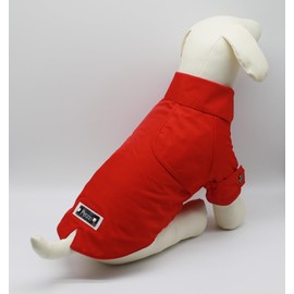 Petzzi Pet Dog Puppy Cat Clothes Trench Coat Jacket - Theodore (XX-Large, Red)