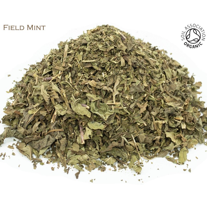 Organic Field Mint Pure Herbal Infusion (25 Unbleached Tea Bags