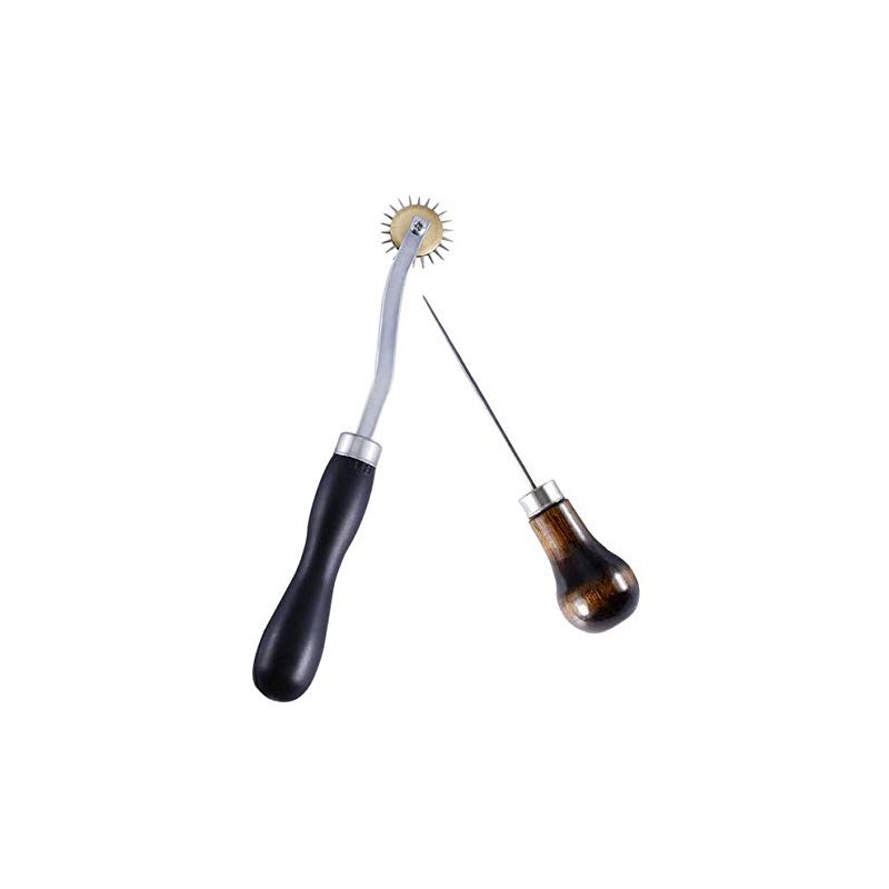 Tailors Awl and Needle Point Tracing Wheel, Scratch Awl 4