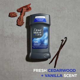 Dove Men+Care Antiperspirant Deodorant Midnight Classico, 2.7 oz (Pack Of 4)