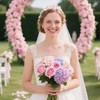 Kesote 50Pcs Artificial Flower Rose Heads Without Stems - Pink