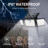 MIHANI Solar Lights Outdoor, Quick Charge Solar Motion Deck Lights