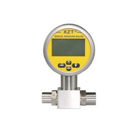 XZT 3.15" Digital Different Hydraulic Pressure Gauge,Pressure manometer, Pressure Sensor with 1/4-Inch NPT connector,Base Entry (90PSI)