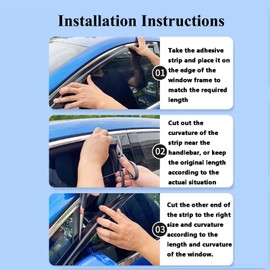 Leolarmen Car Window Exhaust Fan, USB Charge Vehicle Ventilator Radiator Cooling Amplifier Fans Window Vent Radiator Fan with Strong Wind (Black)