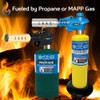 Whip-It! Core Pro 4 Brass Flame Lighters MAPP Propane Ultra