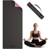 LVME Yoga Mat Non Slip, Anti-Tear 1/4 Thick TPE Yoga
