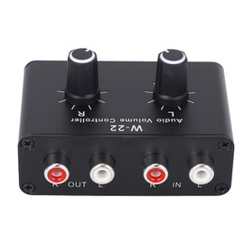 3.5 Mm Audio Volume Controller, Line Volume Control Box, Lossless Stereo Sound Balance Adjuster, Independent Left and Right Channel Balance Adjustment