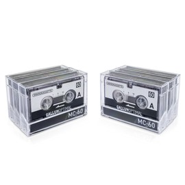 GALLUNOPTIMAL MC60 Microcassette - for Voice Recorders - Pack of 6 - Dictaphone Cassette - Microcassette - Audio Cassette