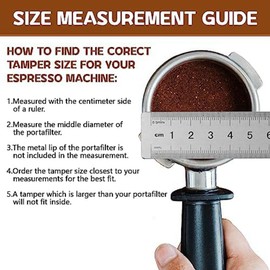 Sknrlko Espresso Tamper 51mm & Espresso Stirrer Calibrated Spring Loaded Hand Tamper Stainless Steel Base