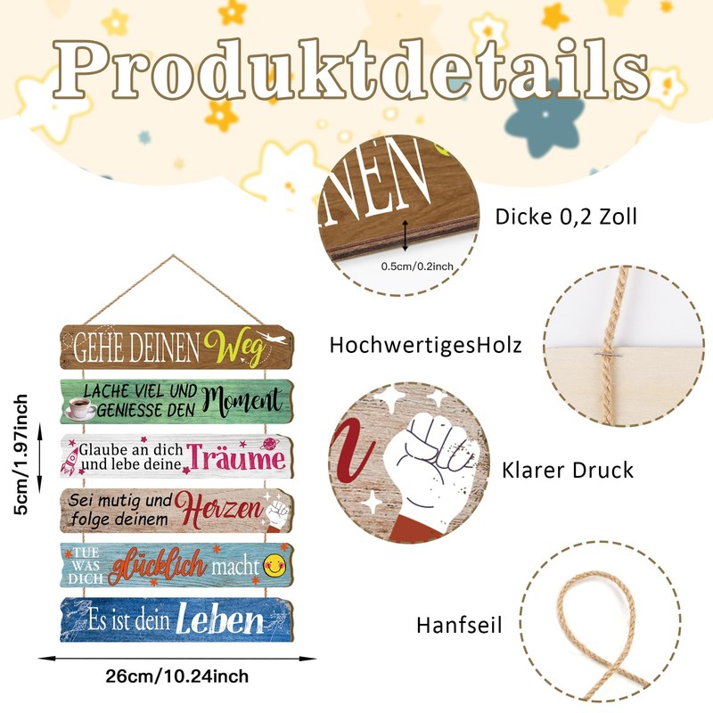 BINCUE 5025 Geh deinen eigenen Weg Wall Art