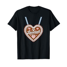 Lausmadl Pink Gingerbread Heart German T-Shirt