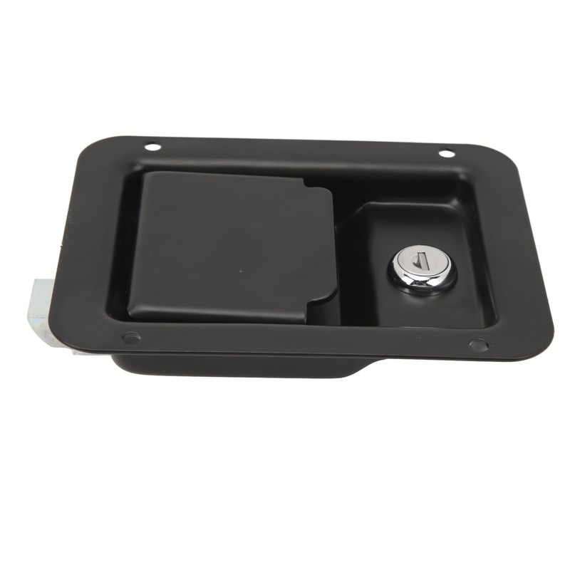 Trailer Paddle Door Lock, Toolbox Handle Rustproof Heavy Duty Wide