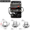 ZOOKOTO 12-48V DC 50A Surface Mount Circuit Breaker with Manual
