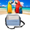 Bird Carrier Bag Transparent Portable Lightweight Breathable Parrot Travel Cage