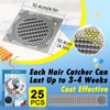 INVIHUG, 25 Pack Disposable Drain Hair Catcher, Shower Drain Hair