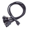Micro 4-Pin PWM GPU Fan Adapter PWM Fan Splitter 3Pin
