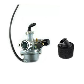 TDR PZ22 22mm Carburetor Carby with Hand Choke + Air Filter for 50cc 70cc 90cc 110cc 125cc 140cc 150cc Dirt Pit Bike ATV Quad CRF70 Style