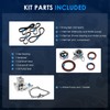 ECCPP Timing Belt Kit with Water Pump Compatible For 2001