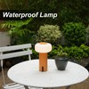 WEILAILUX Shower Lamp Waterproof, Outdoor Cordless Table Lamp Rechargeable, Portable