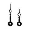 SELVA 1 Pair of Hands Booked Junghans Movements (33/24, Black)