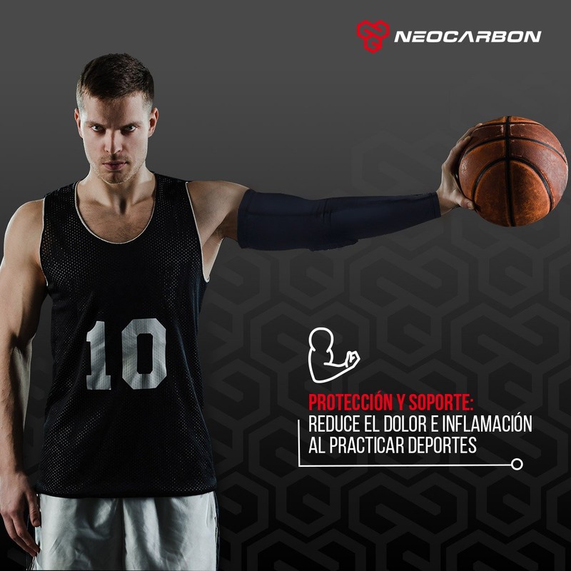 NeoCarbon Codera Deportiva de Neopreno contra Impacto (1 par), Compresión