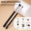 MSQ 2pcs Concealer Brush Triangle Concealer Makeup Brush Eye Mini
