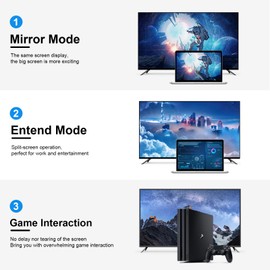 Danfetsoy HDMI Male to HDMI 2.1 Female Low Profile Vertical 90 Degree Left Down Angled UHD Extension Adapter Support 8K@60Hz/4K@120Hz HDR, 48Gbps Data Transfer for HDTV,Projector,Laptop (3pcs)