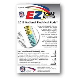 EZ Tabs (Color Coded) with EZ Formula Guide for The 2017 National Electrical Code