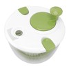 Oumefar Salad Spinner, Manual Lettuce Spinner with Rotary Handle, Vegetable Washer Lettuce Cleaner and Fruit Dryer Spinner, Hand Cranking Multifunctional Vegetable Spinner Kitchen Tool