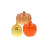 Ceramic Pumpkins, Mini Metallic Pumpkins Set of 3.
