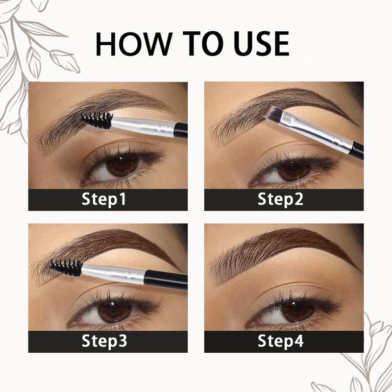 evpct Blonde Eyebrow Powder Pomade Gel Shaper Makeup Kit with
