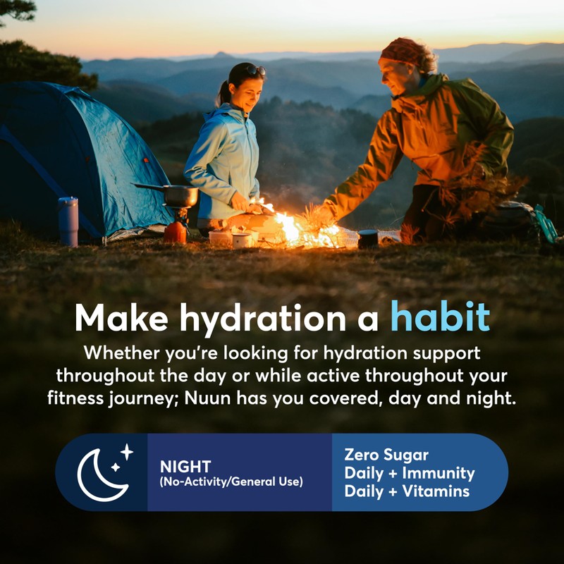 Nuun Immunity Electrolyte Tablets with Vitamin D, C, E, &