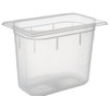 METRO Professional Food Storage Container, 1/4 GN, 200 mm Deep, Polypropylene, Clear