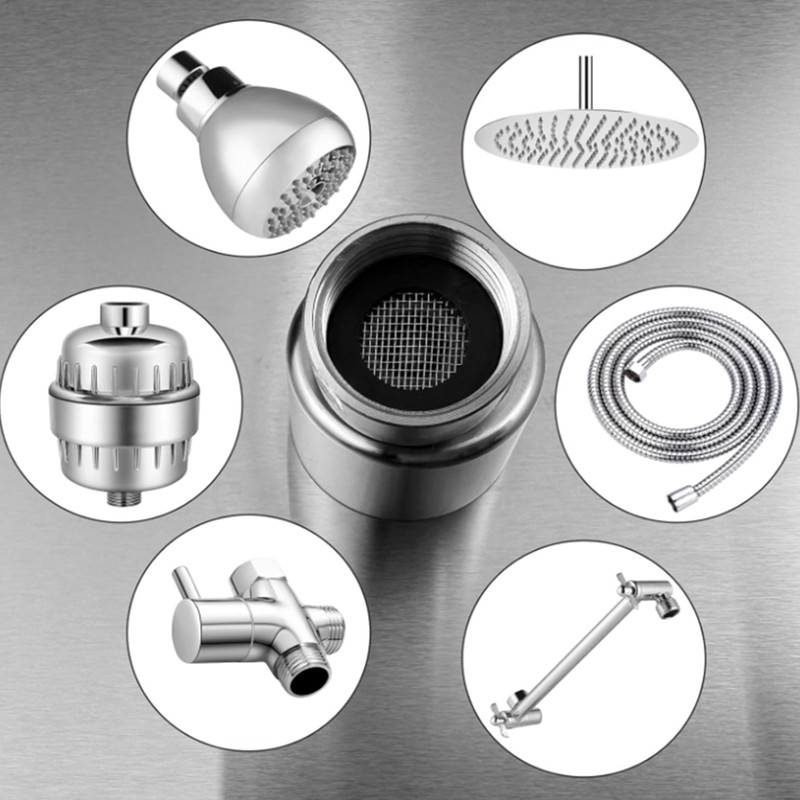 6 Pack Shower Head Filter Gasket, Washer Filters Water Impurities,