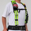 MELOTOUGH Reflective Safety Tool Belt Suspenders Construction Bag Suspenders Padded