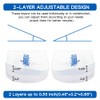 Unribeau 2 Layers Adjustable Supination & Pronation Correction Heel Insoles,Self-Adhesive