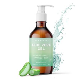 Bio Aloe Vera Gel | Feuchtigkeit für Haut und Haare mit Aloe Barbadensis Leaf Juice | 250ml, Vegan, Hautverträglichkeit "sehr gut"