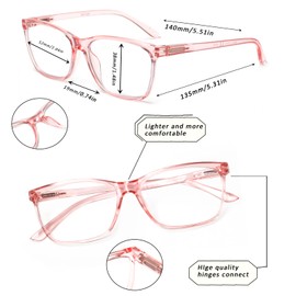 SIGVAN SIGVAN Ladies Reading Glasses Blue Light Blocking Spring Hinge Fashion Pattern Print Eyeglasses for Women (multicolour 4, 0.75, x)