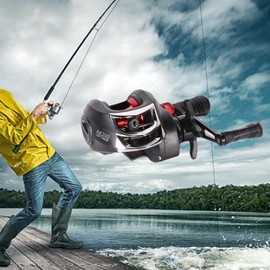 Perfeclan Reel 22 lbs/10 kg Max Resistance 7.2:1 ers Unsurpassed High Tech Fishing Reels for Freshwater Saltwater Casting Left Hand