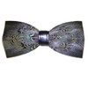 Cloud Rack Natural Handmade Feather Bow Tie Gray