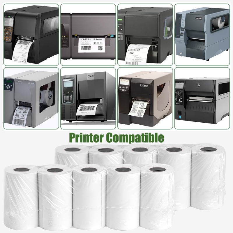 Builimeer (10 Rolls) 3 1/8" x 230' thermal paper receipt