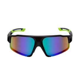 Calabria Cross-Court Black/Green Mirror Pickleball Sunglasses for Women Pickleball Glasses for Men Racquetball Protective Eyewear Outdoor Sunglasses Men Sport Tennis Volleyball Squash Cricket Glasses