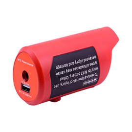 USB Charger Adapter for Milwaukee M12 Batteries Power Converter with USB DC Port for Mobile Phone Tablet Heated Vest Heated Gloves