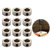 Pack of 12 Circlips 8 mm Steel Adjustment Rings with