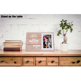 NZY Women Positive Approving Appreciation Presents-Remind,You Are Awesome-White Elephant Gift Exchange,Mother's Day Graduation Birthday Christmas Gifts-Female Inspirational Picture Frame Photo Frame